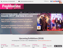 Tablet Screenshot of fashionistaindia.com